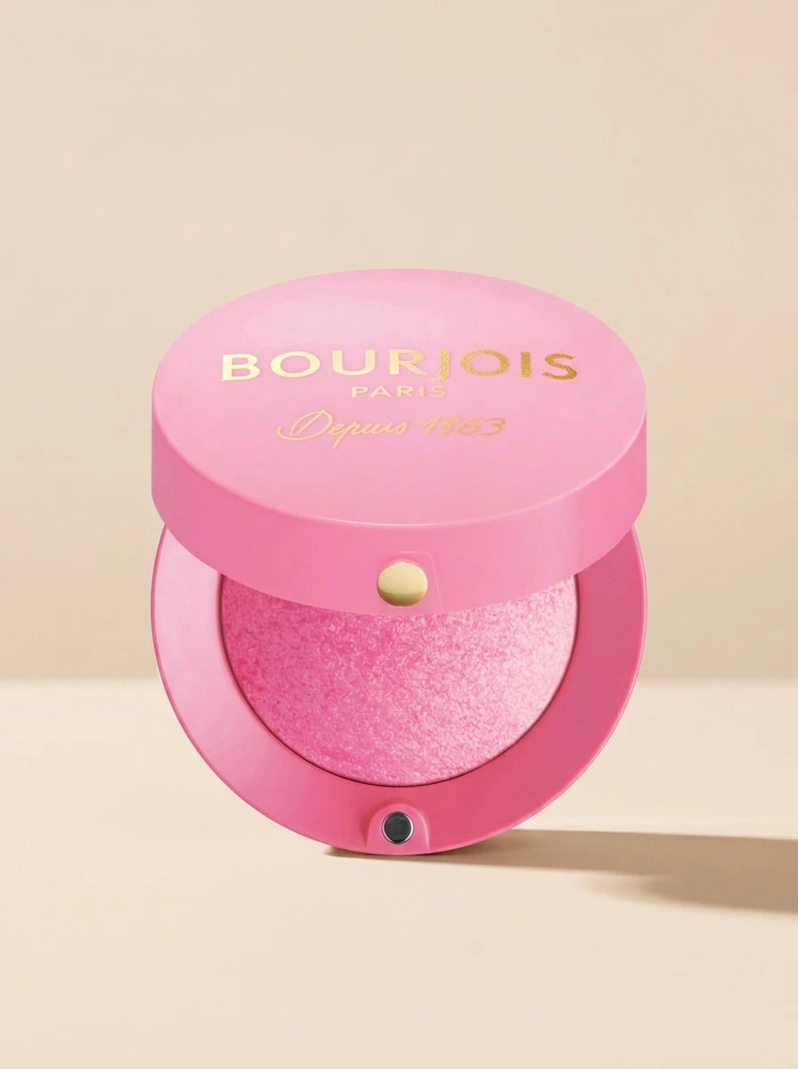 Bourjois Little Round Pot Blush 17 Rose Tendresse 2.5 G – Blush, Baked Powder Technology, For Women, Rose Fragrance, Rose Tendresse, Suitable For Daily Makeup Routine - 17 Rose Poupee - View 1