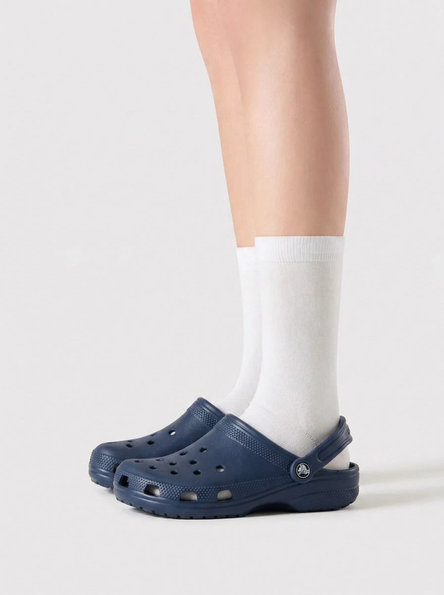 Crocs CLASSIC CLOG Women's Clogs Breathable Durable Ergonomic Shopping Daily Weekend Navy 10001-410 - Navy - Ver 1