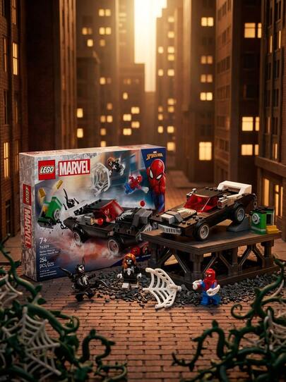 LEGO Marvel Super Heroes™ Spider-Man Vs. Venom Muscle Car BOYS FIRST 76309