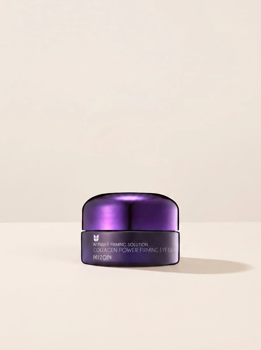 Mizon Collagen Power Firming Eye Cream, Practical Multi-Function – Eye Cream, Firming, For Women, Purple Jar, Collagen, Suitable For Skincare Routine - Clear - View 1