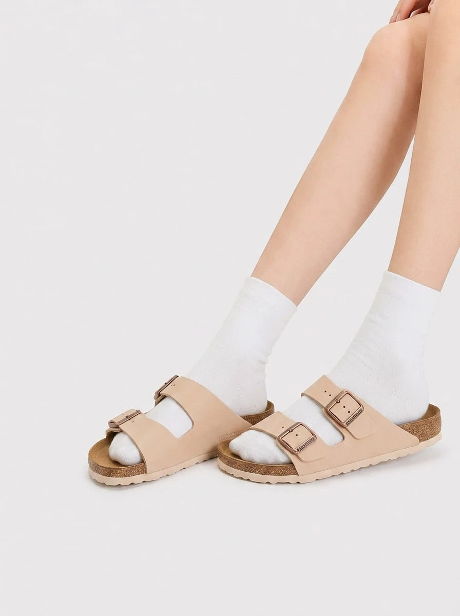 Birkenstock ARIZONA Women's Durable Cushioned Quick-Dry Casual Going Out Vacation 1027723 - 新米色 - 查看 1
