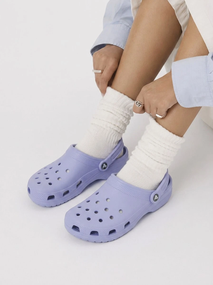 Crocs 经典男女通用木屐,神秘紫,货号 10001-5BN - 神秘紫 - 查看 1
