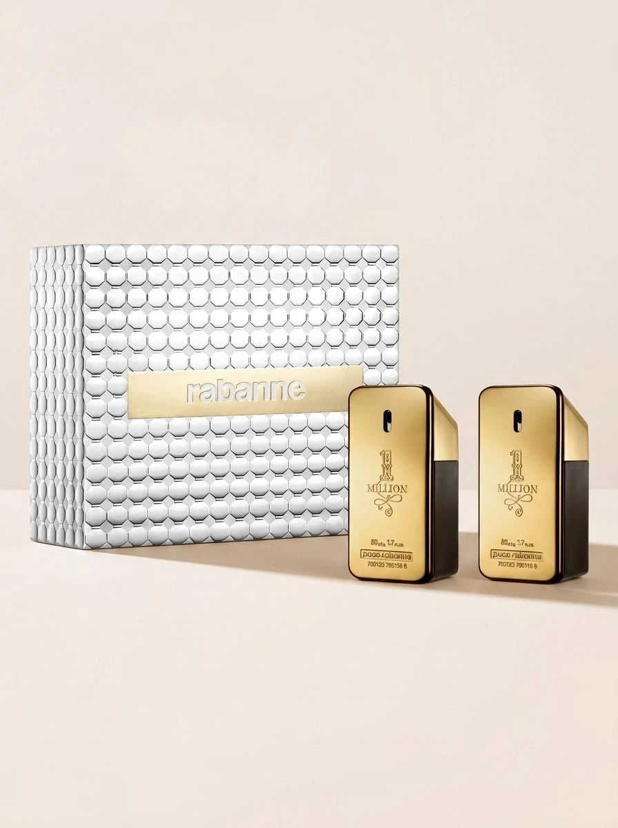 Paco Rabanne 1 Million Eau De Toilette 50 Ml Duo Gift Set Set – Perfume Gift Set, Long-Lasting, For Men, Spicy, Gold, Suitable For Holiday Gifting - Multicolor - View 1