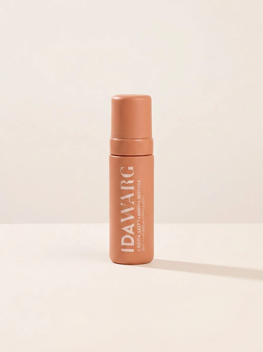 IDA WARG Cocoa Self-Tanning Mousse 150 Ml – Self-Tanner, Streak-Free, For Pale Skin, Coconut, Dark Bronze, Cocoa Extract, Suitable For Vacation Preparation - Cocoa - View 1