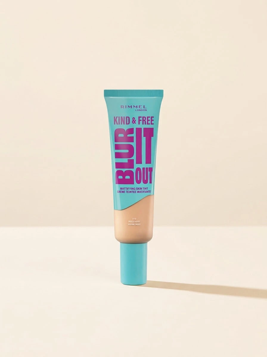Rimmel Kind & Free Blur It Out Mattifying Skin Tint 010 Rose Ivory 30 Ml – Skin Tint, Mattifying, For Women, Rose Ivory, Suitable For Daily Makeup Routine - 010 Rose Ivory - 查看 1