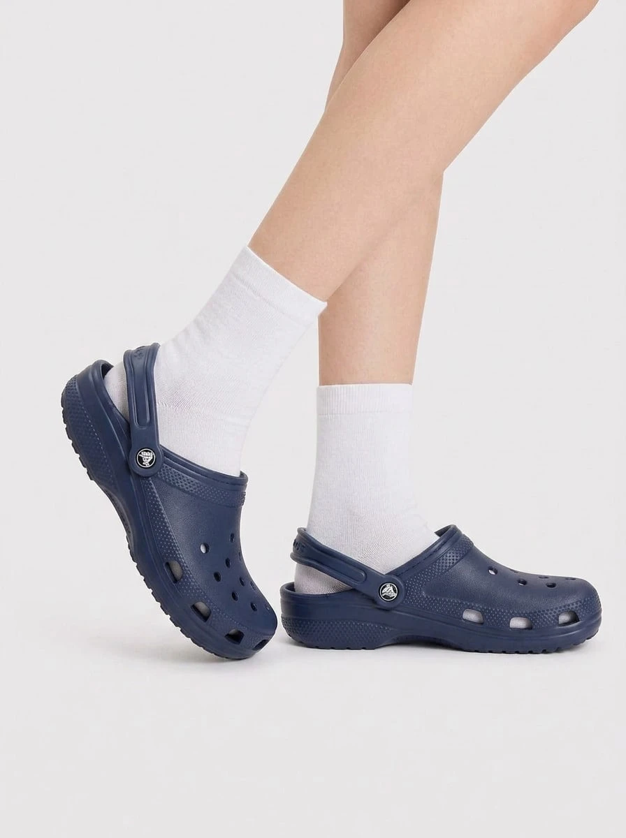 Crocs 经典男女通用木屐,海军蓝 10001-410 - Navy - 查看 1