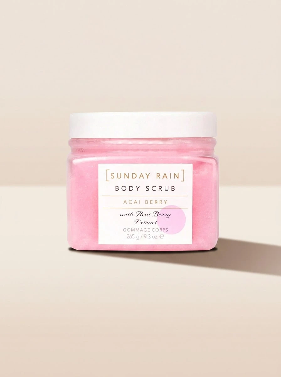 Sunday Rain Body Scrub Acai Berry – Body Scrub, Exfoliating, For Women, Acai Berry, Pink, Acai Berry Extract, Suitable For Shower Routine - Clear - View 1