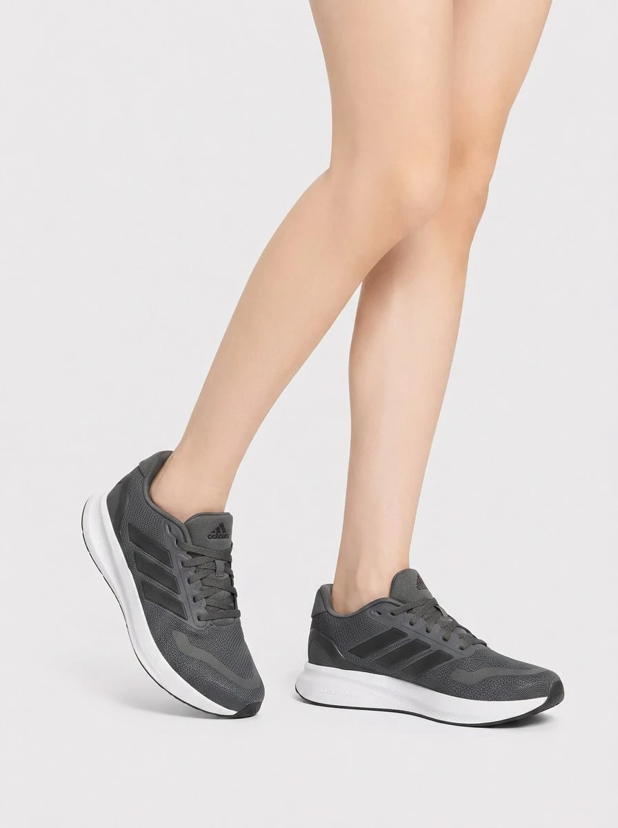 Adidas Runfalcon 5 Men Running Shoes Grey Six / Core Black / Cloud White IE8819 - Grey Six / Core Black / Cloud White - View 1