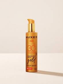 Nuxe High Protection Sun Oil Gold SPF30 150 ml – Sun Oil, Water-Resistant, For Beach Lovers, Summer Fragrance, Gold Shimmer, UVA/UVB Filters, Suitable For Beach Vacation - Blanco - Ver 1