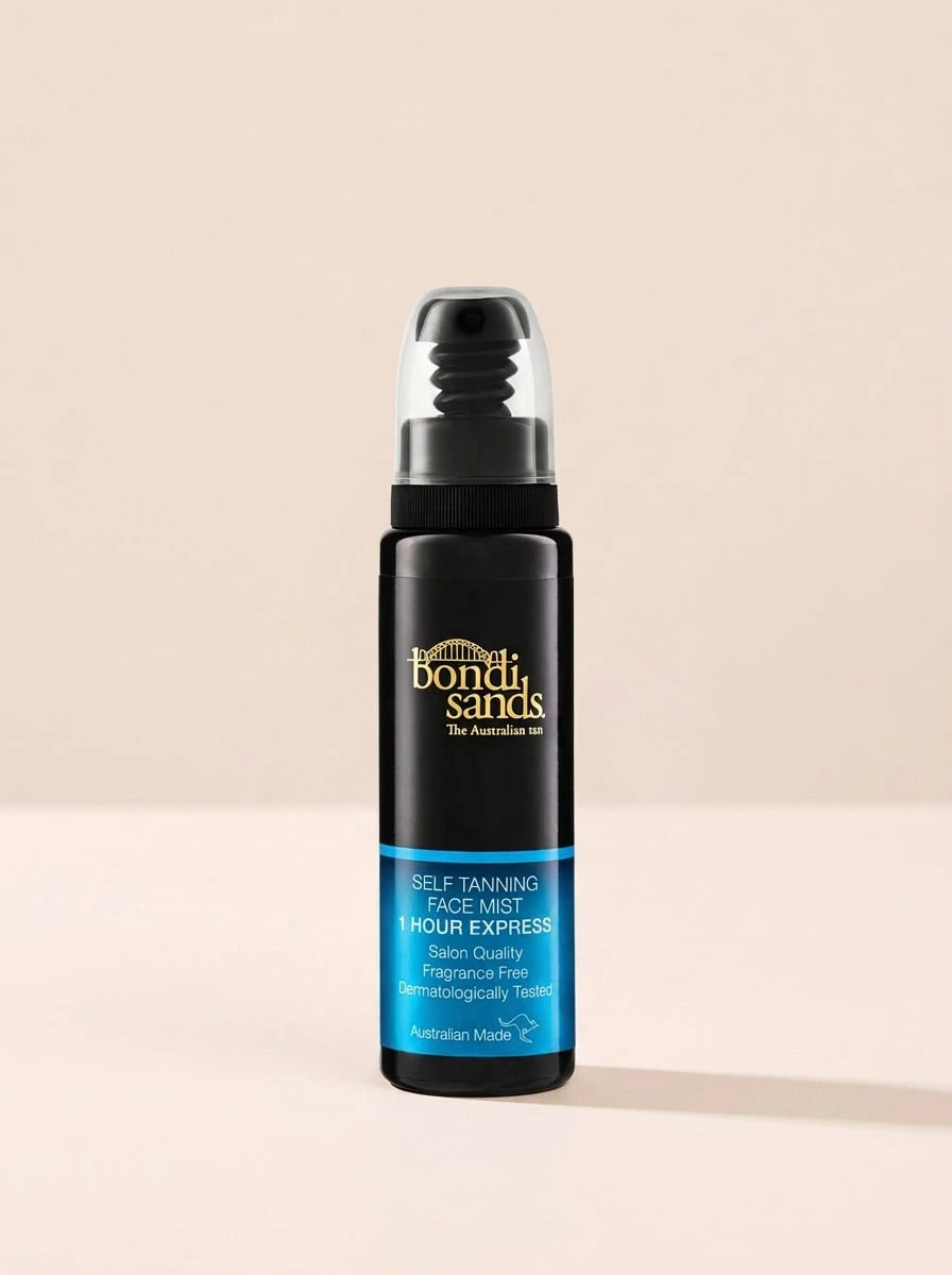 Bondi Sands 1 Hour Express Self Tanning Face Mist 70 Ml – Self Tanning Mist, Fast Acting, For All Skin Types, Fragrance Free, Bronze, Dermatologically Tested, Suitable For Daily Skincare - White - View 1