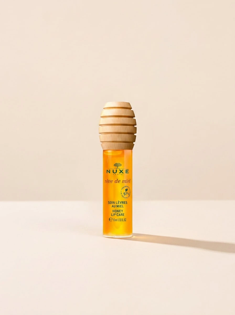 Nuxe Reve De Miel Honey Lip 10 Ml For Lip Care – Lip Oil, Moisturizing, For Dry Lips, Honey, Honey Gold, Honey, Suitable For Daily Lip Routine - Clear - View 1