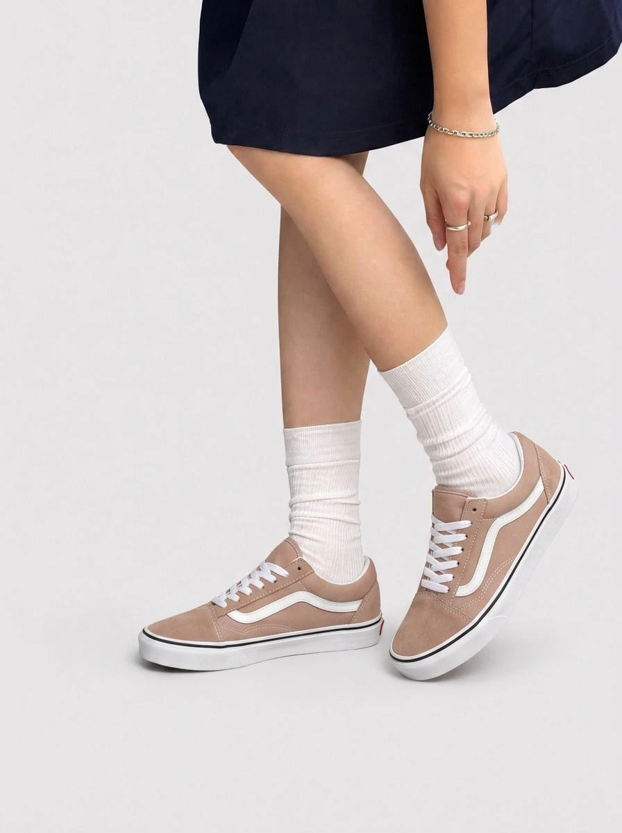 Vans Old Skool 男女通用运动鞋 VN000D6WE2V1 - 棕色的 - 查看 1