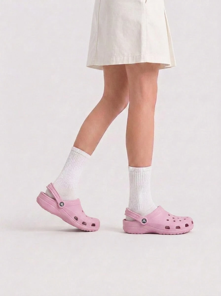 Crocs Classic Unisex Clog Pink Tweed 10001-6WY - Tweed rosa - Ver 1