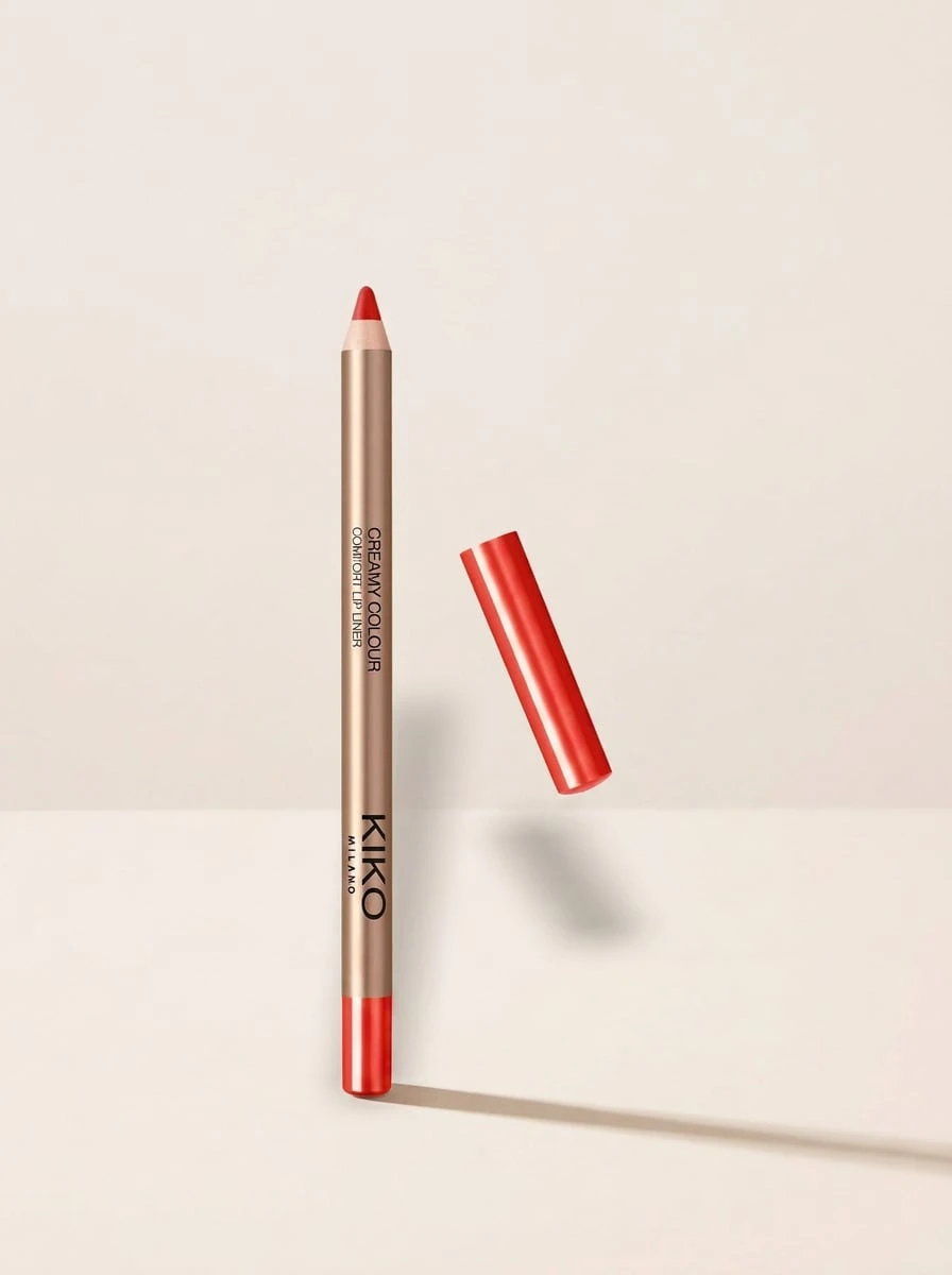 KIKO Milano Creamy Colour Comfort Lip Liner 16 Coral 1.2 G – Lip Liner, Smooth Gliding, For Makeup Enthusiasts, Coral, Suitable For Daily Makeup Routine - 16 Coral - View 1