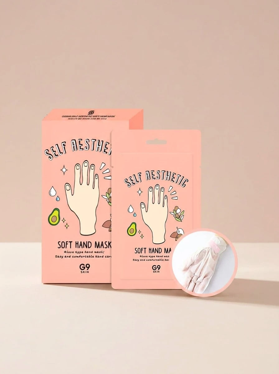 G9SKIN SELF AESTHETIC SOFT HAND MASK, Suitable For Daily Use – Hand Mask, Moisturizing, For Dry Hands, Avocado Oil, Suitable For Home Spa - Multicolor - View 1