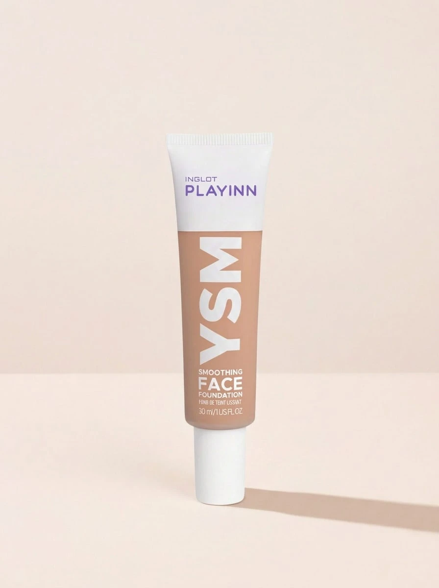 Inglot PLAYINN YSM Smoothing Face Foundation 50 30 Ml – Foundation, Smoothing, For Women, Shade 50, Suitable For Daily Makeup Routine - 50 - View 1