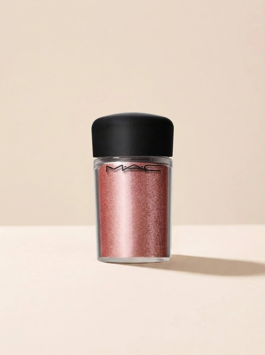 MAC Glitter Pigment Eyeshadow Tan 4.5 G – Eyeshadow, High-Intensity, For Professional Makeup Artists, Tan, Concentrated Powder, Suitable For Night Out - Tan - View 1