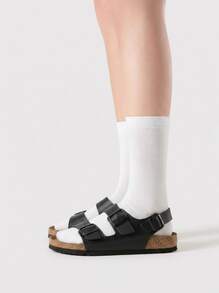 Birkenstock 可调节扣环休闲凉鞋 - 優雅的甘草 - 查看 1