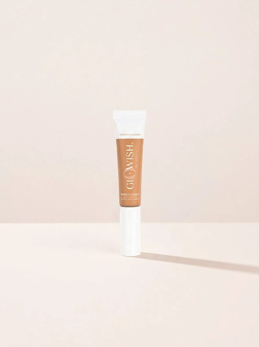 Huda Beauty مخفي شفاف مضيء GloWish 08 بني 10.5 مل - 08 تان - مشاهدة 1