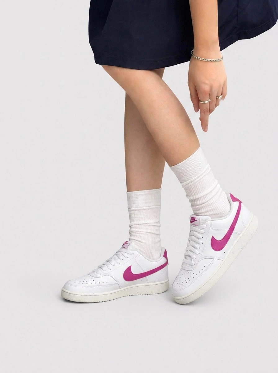 Nike Court Vision 女款运动鞋 仙人掌花/白色/帆白色/仙人掌花 DH3158-500 - 仙人掌花/白色/帆白色/仙人掌花 - 查看 1