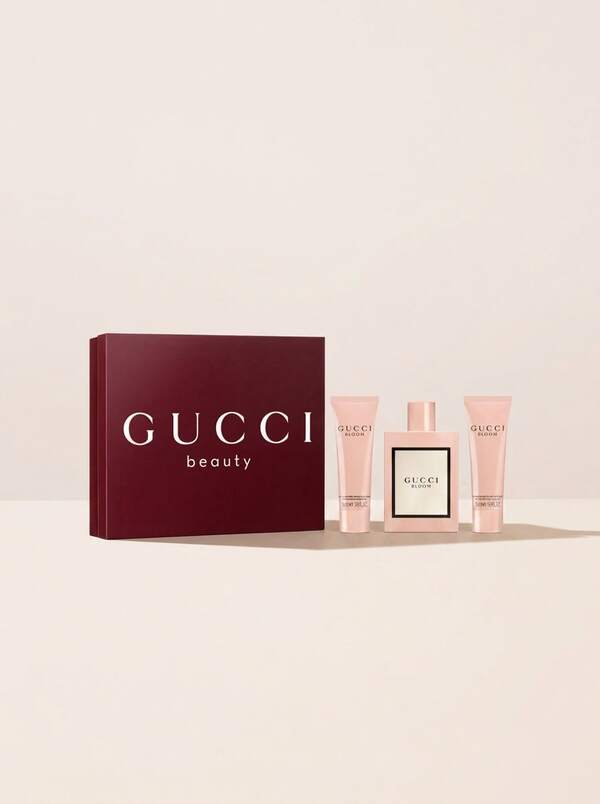 Gucci Bloom Eau De Parfum 100 Ml Gift Set – Fragrance Set, Long-Lasting, For Women, Floral, Pink, Suitable For Birthday Gifting