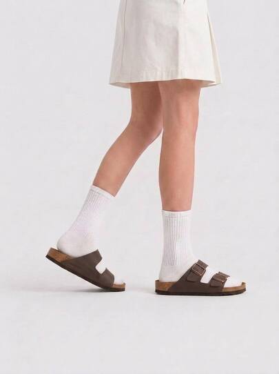 Birkenstock Arizona Birko-Flor Narrow Women's Walking Shoes Brown 51703BI