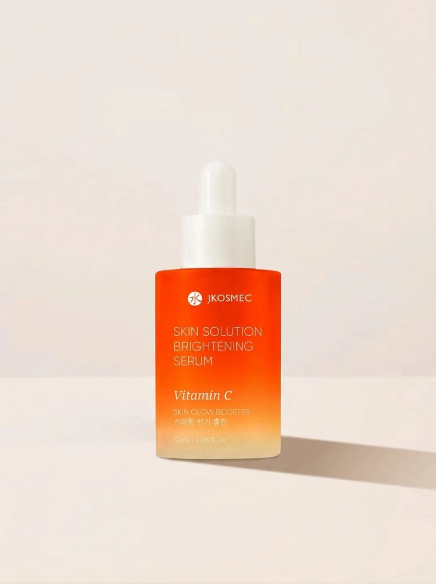 Jkosmec SKIN SOLUTION BRIGHTENING SERUM (VITAMIN C) – Facial Serum, Brightening, For Dull Skin, Vitamin C, Suitable For Morning Skincare Routine - Clear - View 1
