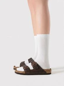 Birkenstock Arizona NLO Habana 女士可调节扣环休闲拖鞋 - 哈瓦那 - 查看 1