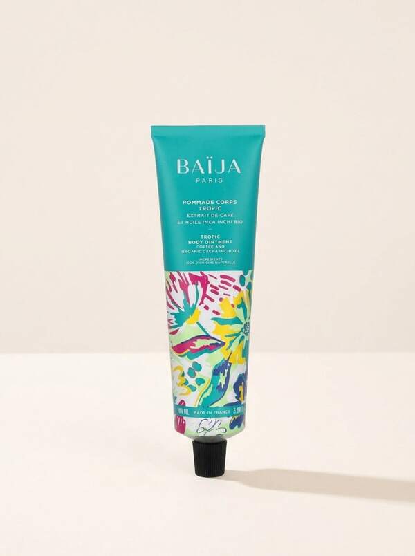 Baija Body Ointment Tropic Coffee And Sacha Inchi Oil 100 ml – Body Balm, Deeply Moisturizing, For Women, Tropical Coffee, Teal, Coffee Extract, Suitable For Daily Skincare Routine