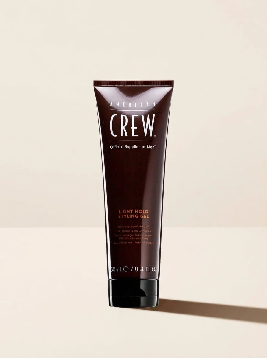American Crew Light Hold Styling Gel 250 Ml – Hair Gel, High Shine, For Men, Masculine Scent, Ginseng, Suitable For Daily Grooming - Burgundy - View 1