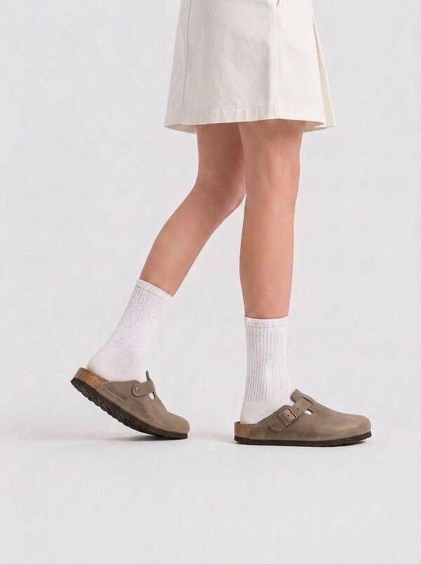 Birkenstock Boston Oiled Leather Women's Walking Shoes Brown 960813BI