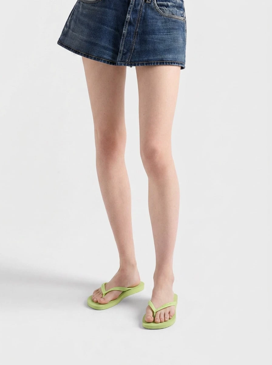 HAVAIANAS 4000030 - 夏季简约设计休闲人字拖 - 綠色 - 查看 1