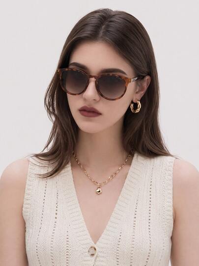 Polaroid Women's Sunglasses Lightweight Frame Anti-Glare Coating PLD 6098/S Travel Festival Casual Outing Winter Layering Essential