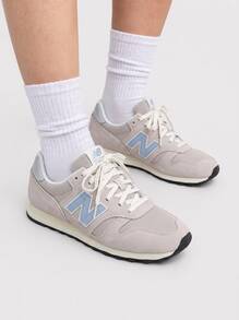 New Balance Women's Casual Athletic Shoes Premium Modern Anti-Slip Casual Weekend Walking WL373BL2 - Beis - Ver 1