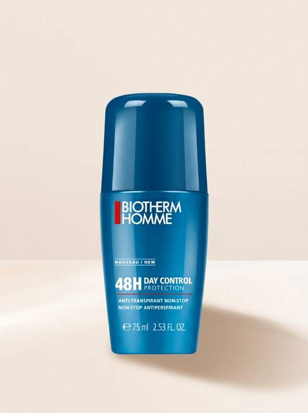 Biotherm Homme Day Control 48H Protection Roll-On 75 Ml – Long-Lasting Sweat & Odor Control For Men, Fresh Masculine Scent, Quick-Dry Formula For Daily Grooming, Ideal For Gym, Work, And Travel