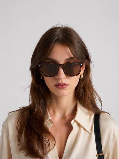 Polaroid Women's Sunglasses Anti-Glare Versatile Durable Driving Beach Daily Brown PLD 4156/S/X