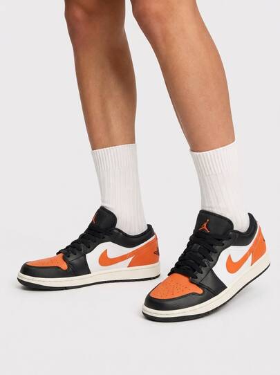 Nike Air Jordan 1 Men's Casual Athletic Shoes Rubber Outsole Lightweight Snug Fit Office School Daily Black 553558-081