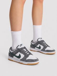 Nike 中性款 Dunk Low 灰色 - 白色/淺鐵礦石色/淺棕色/煙灰色 - 查看 1