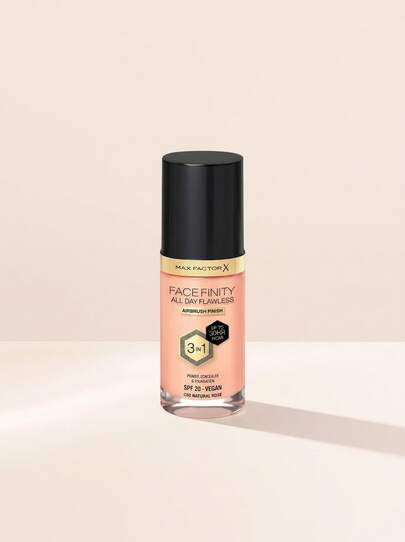 Max Factor Facefinity All Day Flawless 3 In 1 Vegan Foundation C50 Natural Rose 30 Ml