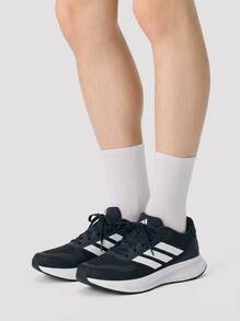 Adidas Runfalcon Men's Casual Athletic Shoes Versatile Stylish Cushioned Casual Weekend Walking IE8809 - Black - View 1