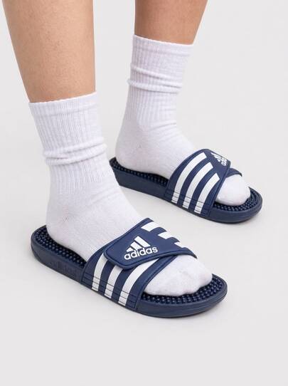 Adidas Adissage Women's Sport Sandals Quick-Dry Easy To Match Anti-Slip Daily Shopping Beach F35579