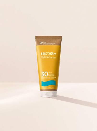 Biotherm Waterlover Hydrating Sun Milk SPF50 200 Ml – Sunscreen, Water-Resistant, For Dry Skin, Life Plankton, Suitable For Beach Vacation