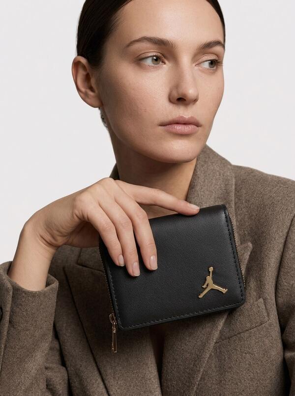 Jordan Bifold Women Wallet Black