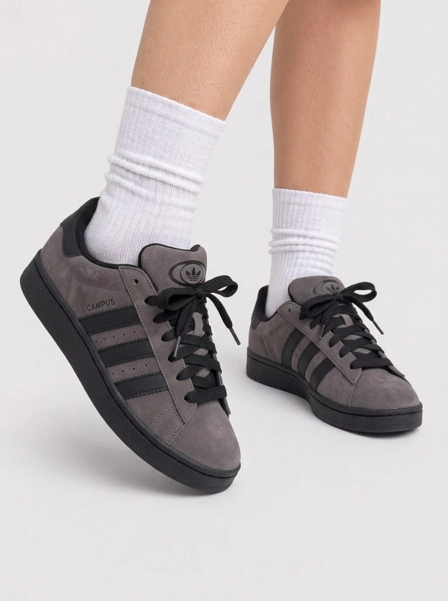 Adidas 校园 00 年代 - 炭黑/核心黑/炭黑 - 查看 1