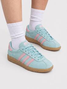 Adidas Giày nữ BRMD JS0257 màu xanh Bermuda - Màu xanh Bạc hà - Xem 1