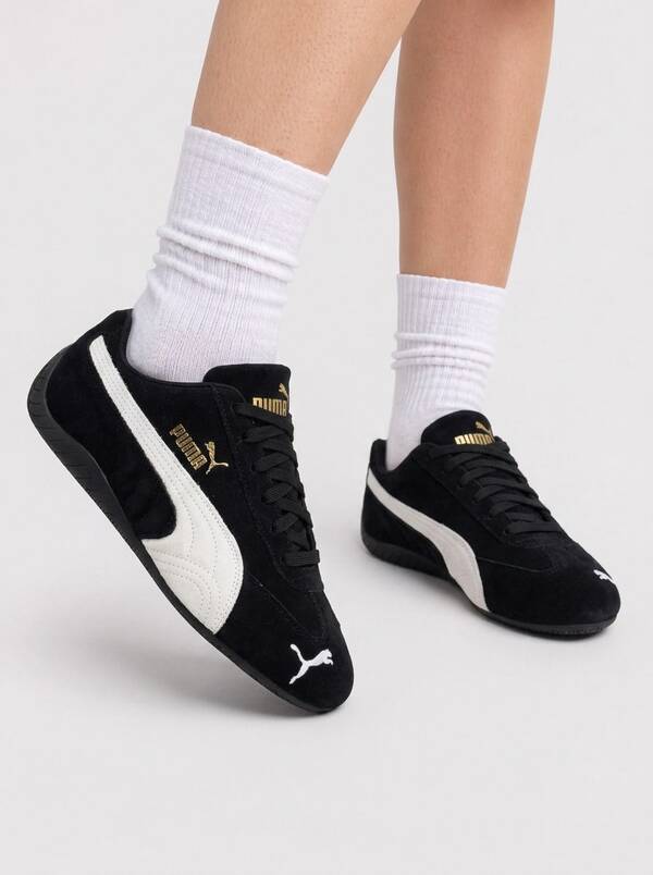 Puma JADA Women's Casual Athletic Shoes Lace-Up Heritage Flexible Outing Walking Gym Black 398846-01