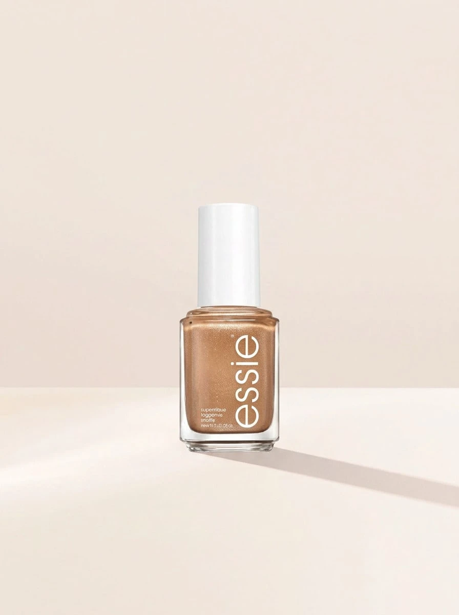 Essie Nail Polish 818 Glee For All 13.5 Ml – Champagne Gold Shimmer Finish, High Shine And Chip Resistant Formula For Professional Manicure, Ideal For Holiday Parties And Daily Elegance, Long Lasting Salon Quality Results - Glee for All - View 1