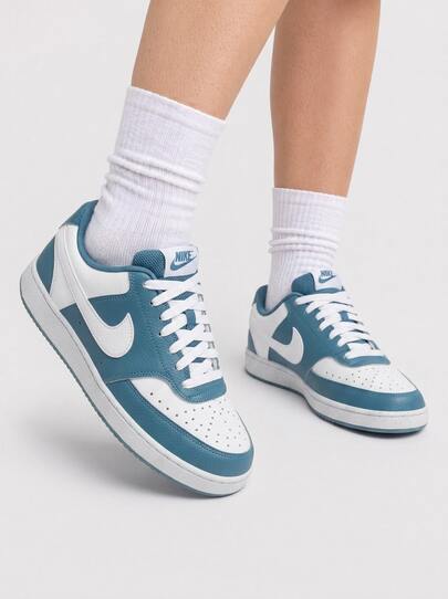 Nike Court Vision Women's Casual Athletic Shoes Anti-Slip Lace-Up Heritage Training Travel Running White DH3158-112