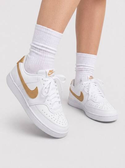 Nike Court Vision Women's Casual Athletic Shoes Anti-Slip Lace-Up Heritage Walking Outing Commuting White DH3158-105