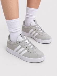 Adidas VL 法院 3.0 - 灰二/雲白/銀金屬色 - 查看 1
